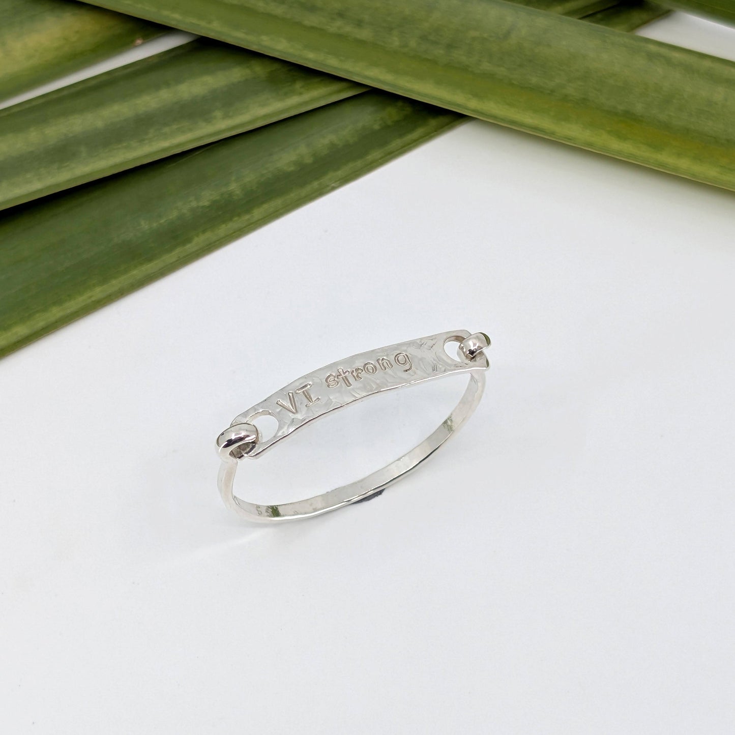 vi strong 3mm latch bracelet-Sterling Silver-Multiple Sizes-4