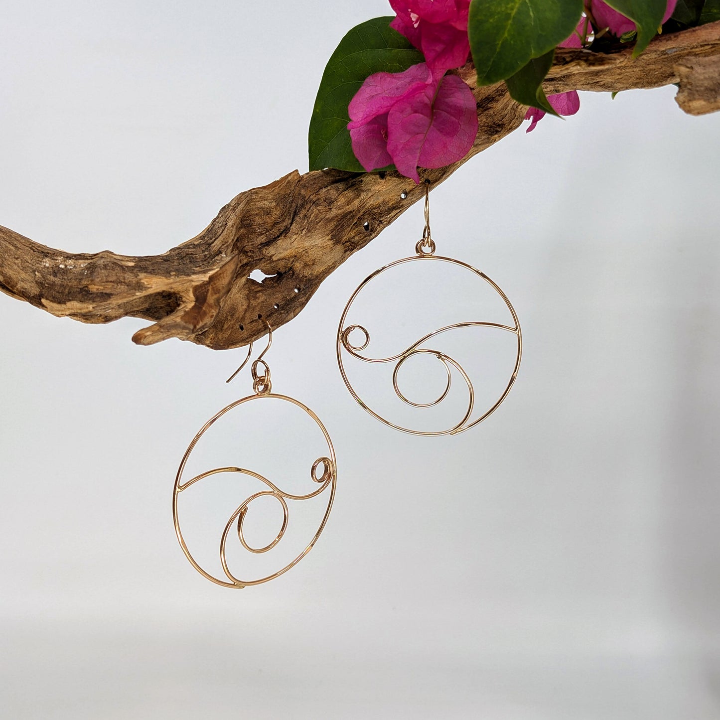 Water Hoop Earring