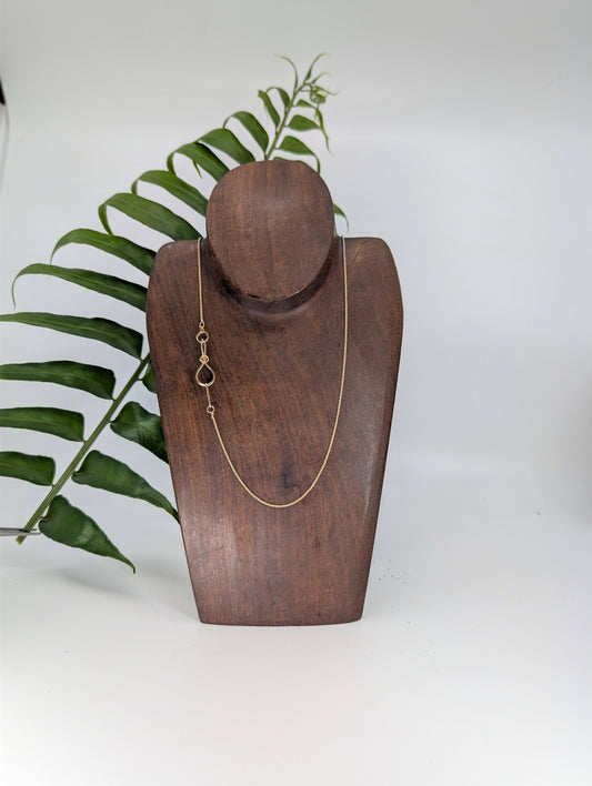 Wheat Light Chain Necklace