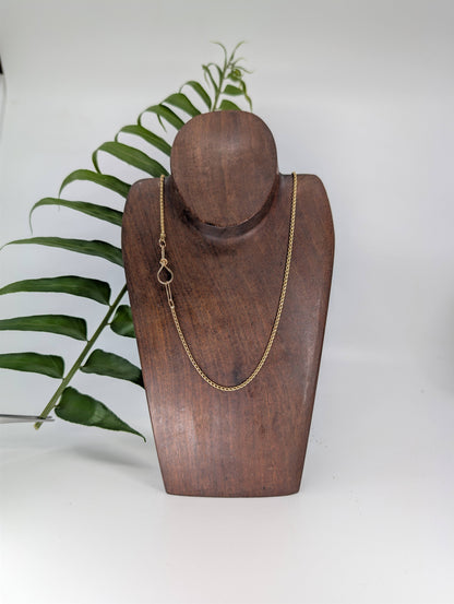 Wheat Medium Chain Necklace