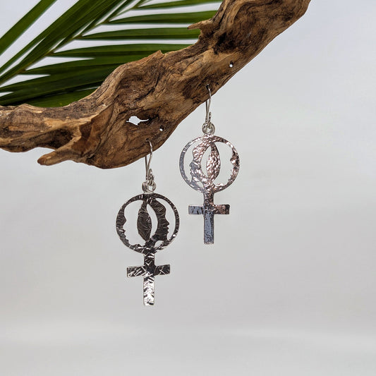 womens coalition drop earring-Sterling Silver-One Size-