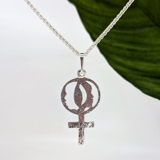 womens coalition pendant-Sterling Silver-One Size-