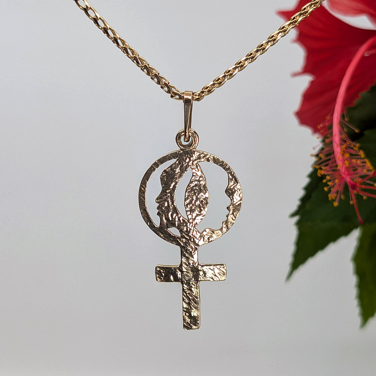 womens coalition pendant-14k Gold-One Size-