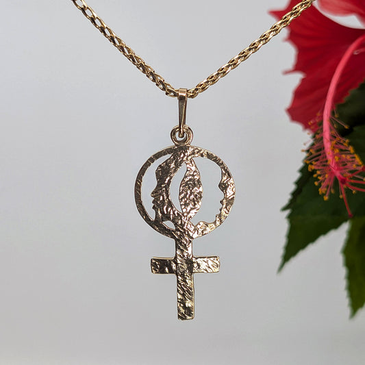 womens coalition pendant-14k Gold-One Size-