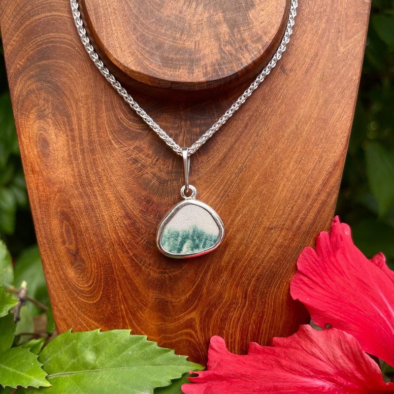 Emerald Storm Sterling Silver Pendant