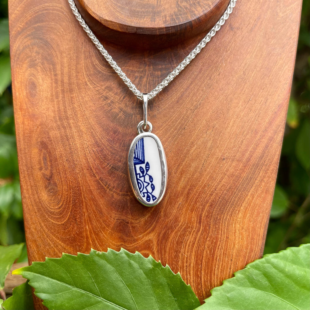 Sapphire Sequence Sterling Silver Pendant