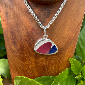 Bold Duo Sterling Silver Pendant