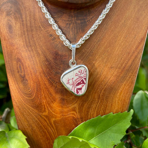 Rasberry Garden Sterling Silver Pendant