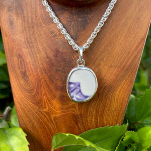 Lilac Kiss Sterling Silver Pendant