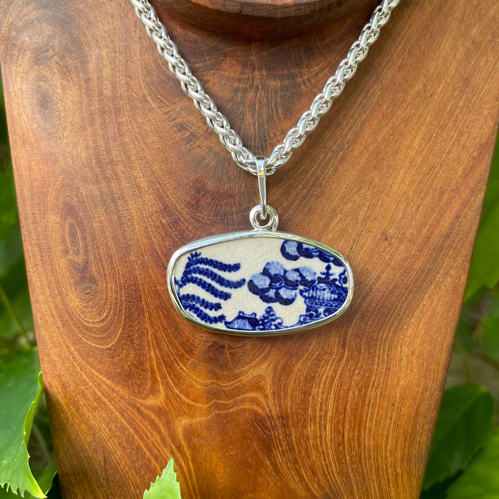Chinoiserie Choice Sterling Silver Pendant
