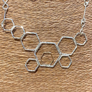 Honeycomb Cluster Necklace