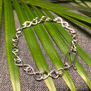 Sterling Silver Infinity Hand Chain