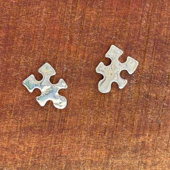 Puzzle Post Earrings